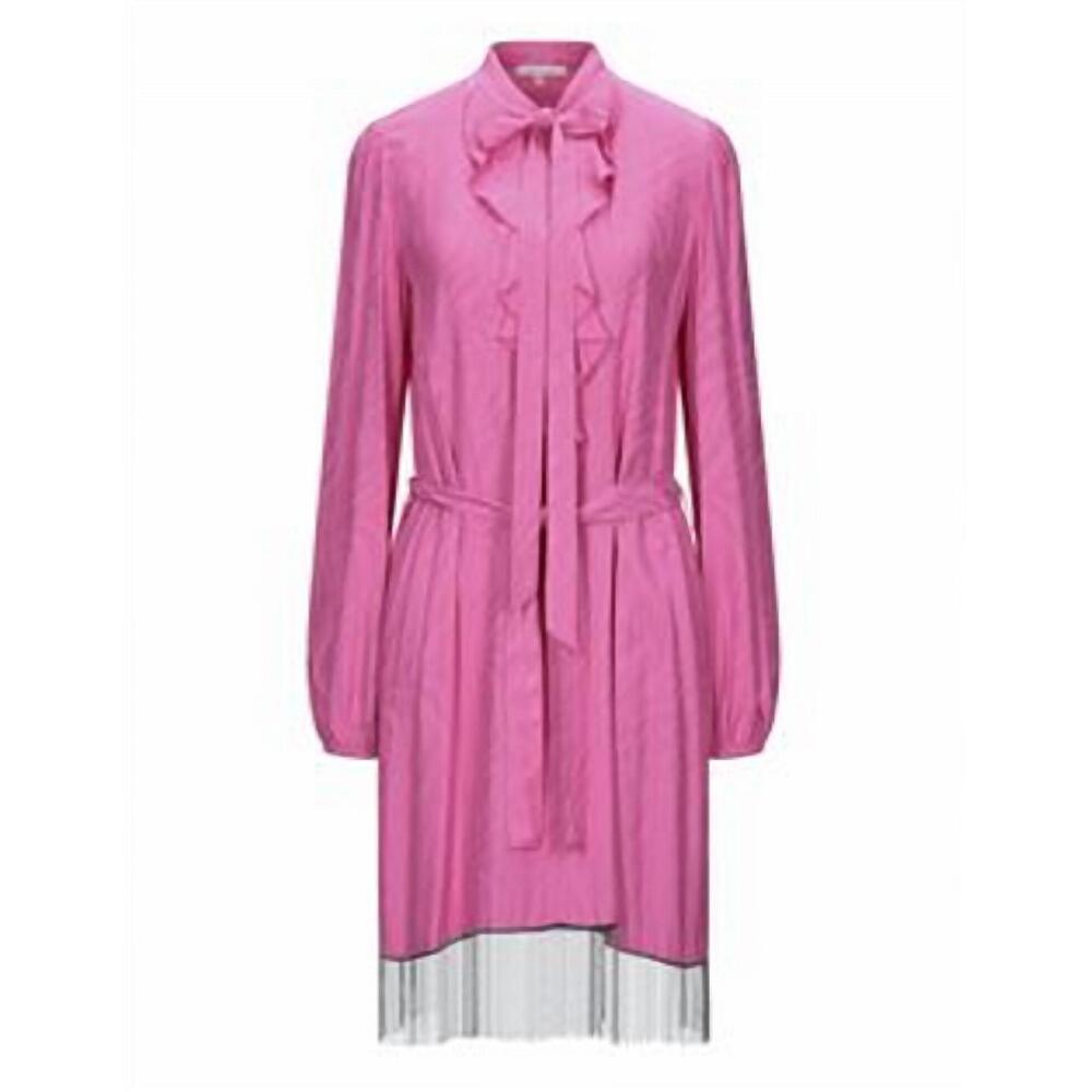 NEW PATRIZIA PEPE women's long sleeve dress in fuchsia